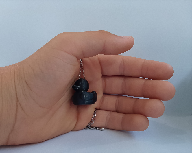 Who gives a duck necklace