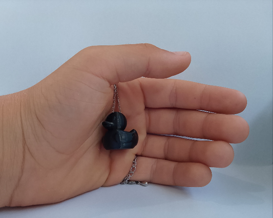 Who gives a duck necklace